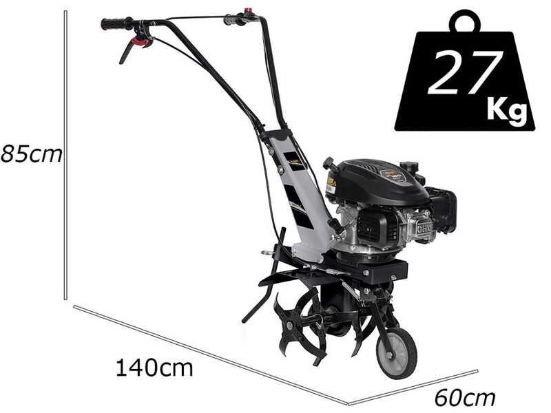 Alpina ATL 36 V -Motobineuse &agrave; essence 4 CV - Alpina ST 120 OHV de 123 cm3