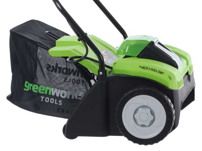 Greenworks G40DT35 - A&eacute;rateur &agrave; batterie - SANS BATTERIE SANS CHARGEUR
