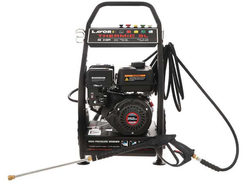 Nettoyeur haute pression thermique Lavor Thermic 9L - moteur Loncin LC175F-2 &agrave; essence 9HP