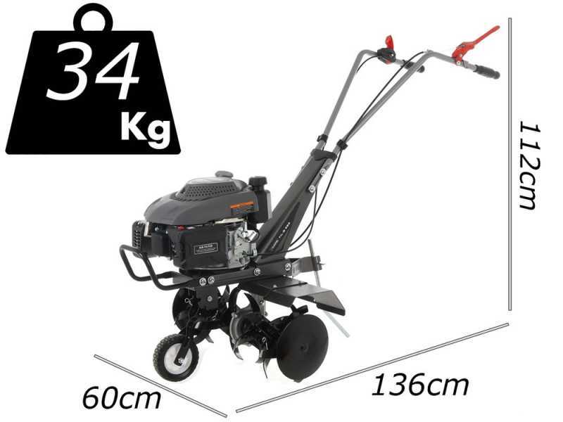 Motobineuse Blackstone TIL-B 560 avec moteur thermique &agrave; essence 161cc - 5.5hp - Fraise cm 56