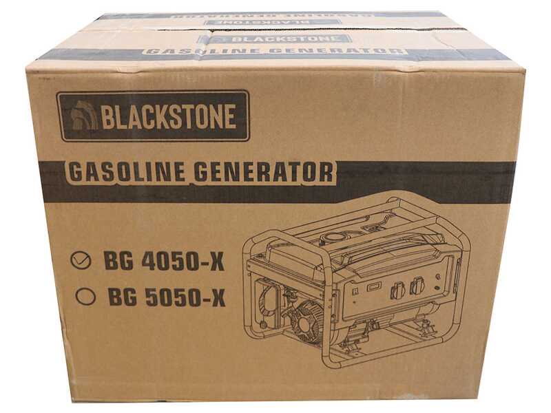 Blackstone BG 4050-X - Groupe &eacute;lectrog&egrave;ne avec AVR 3 kw - Continue 2.8 kW Monophas&eacute;