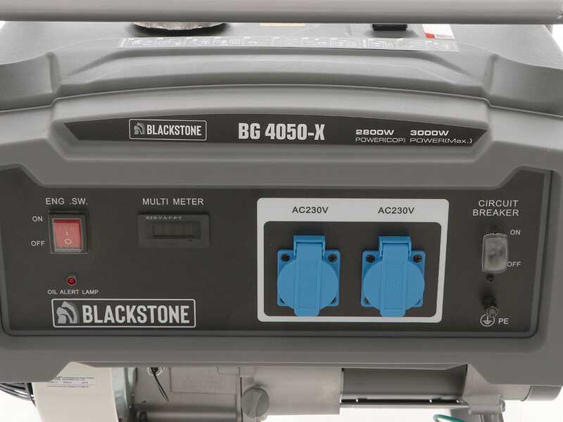 Blackstone BG 4050-X - Groupe &eacute;lectrog&egrave;ne avec AVR 3 kw - Continue 2.8 kW Monophas&eacute;