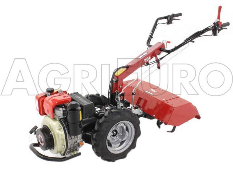 Motoculteur diesel s&eacute;rie lourde professionnel GINKO 706 - Moteur Loncin de 349cc