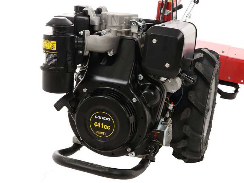 GINKO R710 EKO - Motoculteur diesel - Loncin D404F - d&eacute;marrage &eacute;lectrique