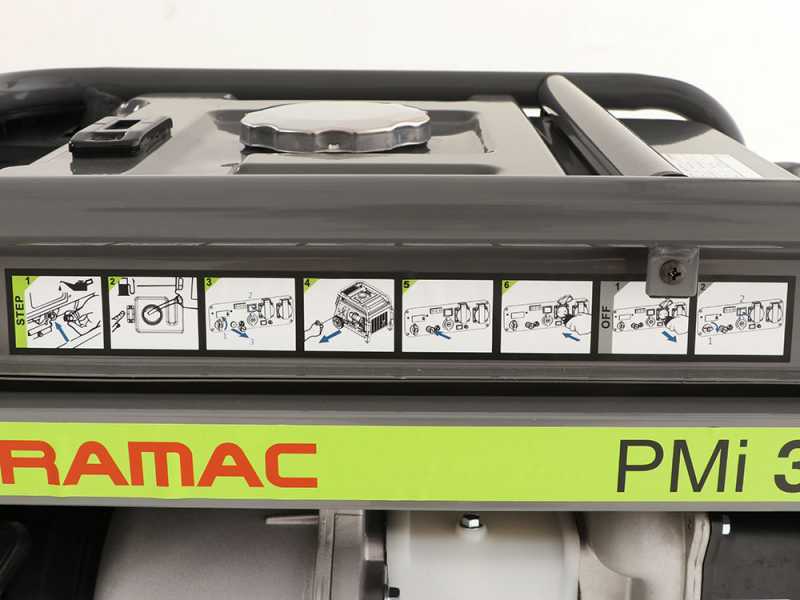 Pramac PMI3000 - Groupe &eacute;lectrog&egrave;ne inverter de 3 kW - Version sur chariot