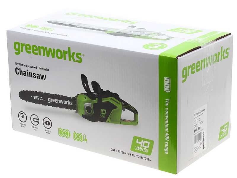 Greenworks GD40CS18 - Tron&ccedil;onneuse &agrave; batterie 40 V - SANS BATTERIE NI CHARGEUR