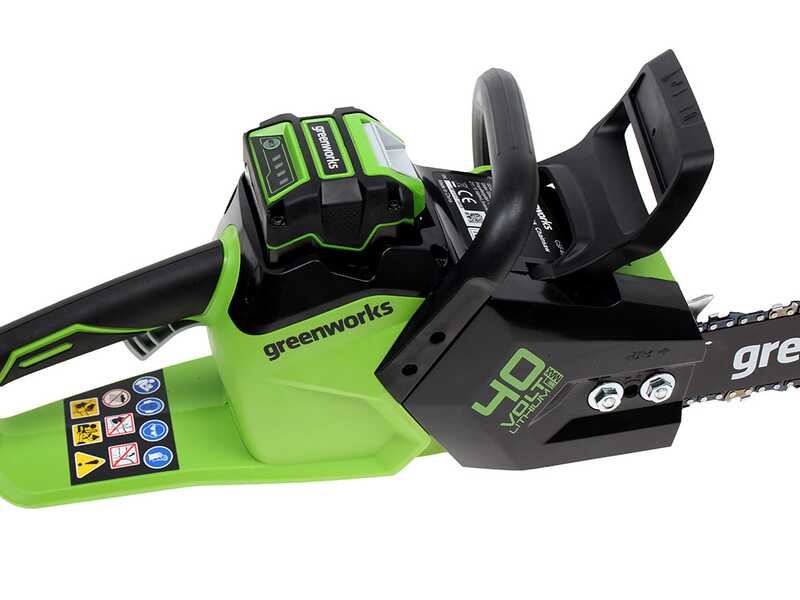 Greenworks GD40CS18 - Tron&ccedil;onneuse &agrave; batterie  40V - SANS BATTERIE NI CHARGEUR