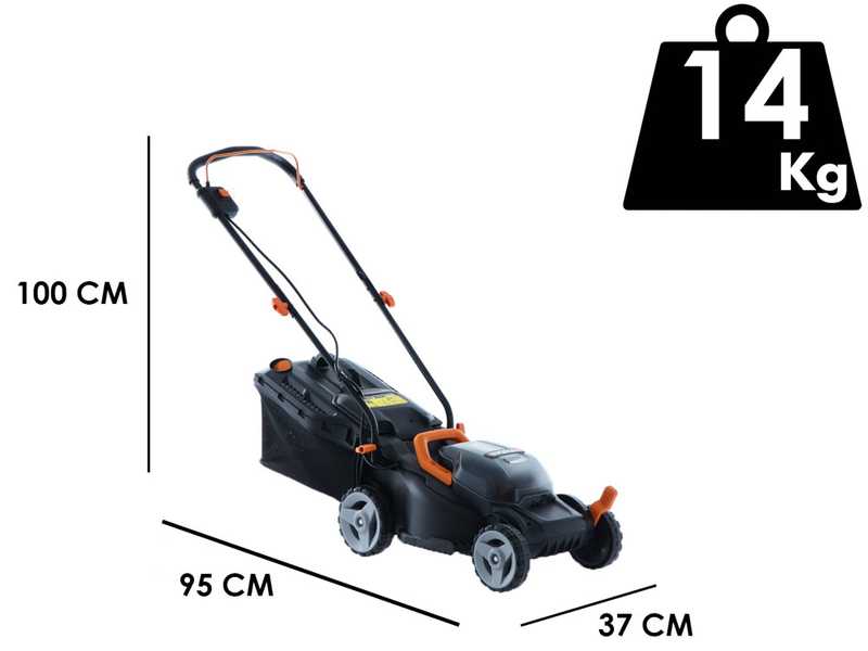 Tondeuse &agrave; gazon &eacute;lectrique &agrave; batterie Worx WG779E.1 - 2X20V 4 Ah