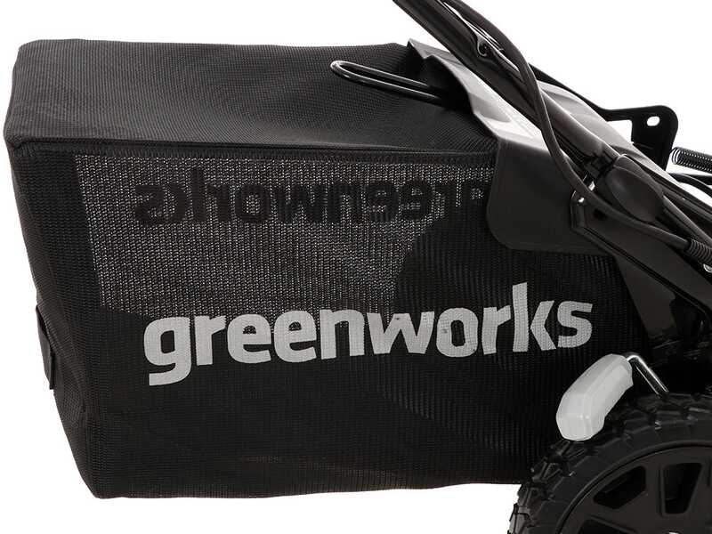 Greenworks GD40LM46SPK4 - Tondeuse &agrave; gazon &eacute;lectrique &agrave; batterie 40V/4Ah - Coupe 46 cm