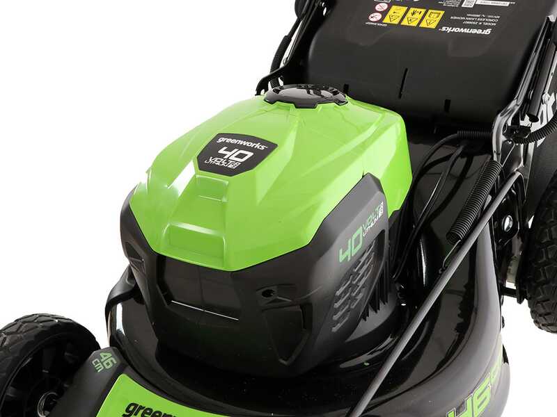 Tondeuse &eacute;lectrique &agrave; batterie Greenworks GD40LM46SPK4 40V