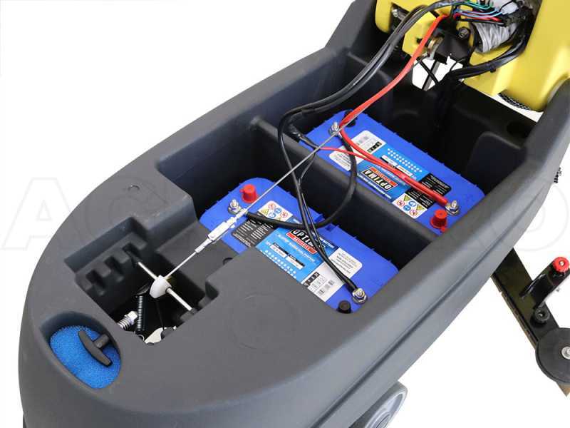 Lavor L5 50B - Autolaveuse &agrave; batterie sans-fils 3 en 1 : lave, s&egrave;che et aspire