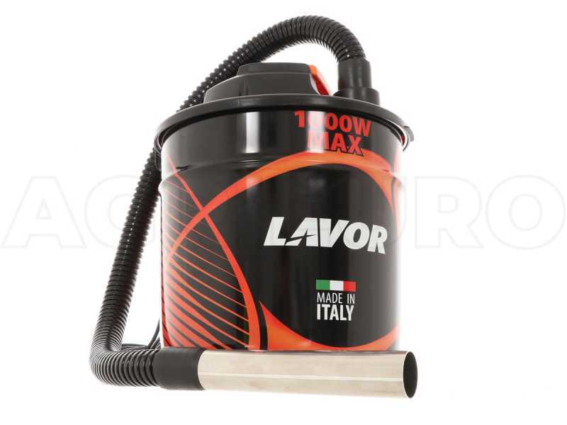 Aspirateur &agrave; cendre Lavor Ashley 410 aspirateur vide cendre avec bidon en acier, 1000 W