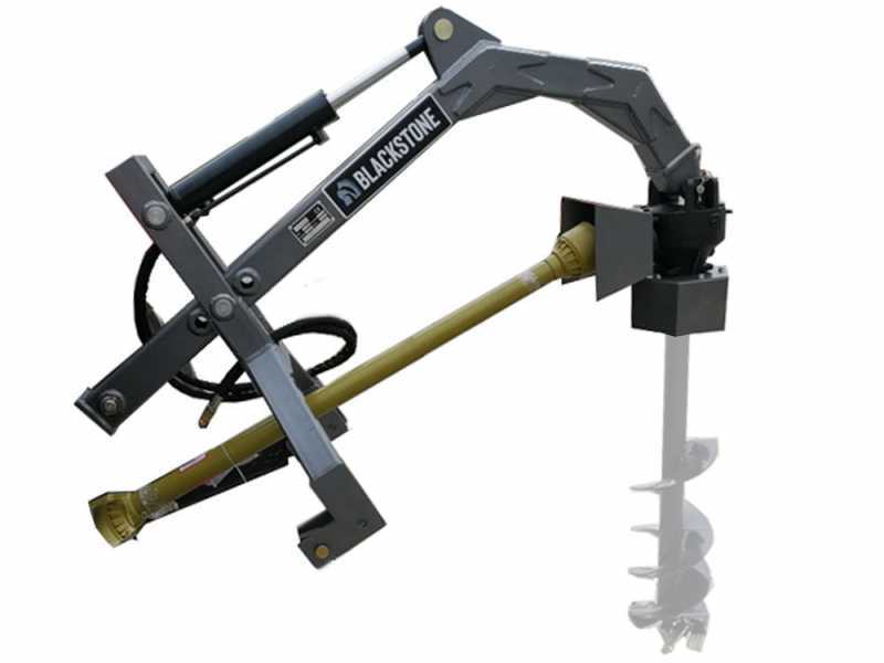 BlackStone BHD500 HR - Tari&egrave;re pour tracteur - Syst&egrave;me de pouss&eacute;e hydraulique - M&Egrave;CHE NON INCLUSE