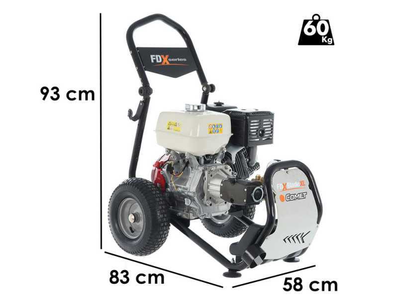 Nettoyeur haute pression Comet FDX Blade XL 13.15 - Moteur Honda GX 390 - 12 HP - 310 Bars