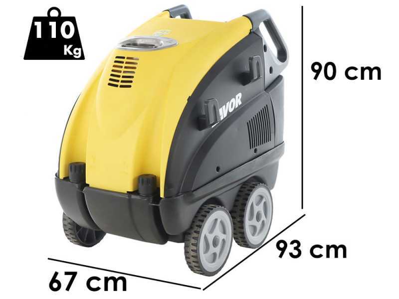 Nettoyeur haute pression &agrave; eau chaude professionnel Lavor LKX 1515GL - &Eacute;lectrique &agrave; chaud - Pression 180 bars max