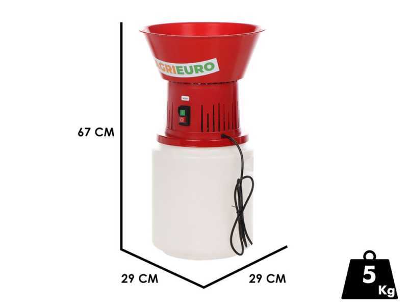 Moulin &Eacute;lectrique Agrieuro AG001 -  moulin &agrave; c&eacute;r&eacute;ales - moteur &eacute;lectrique 560W - 0,75HP - 230V