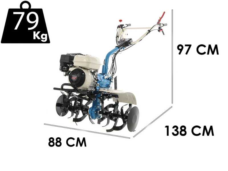 AGT 7500  - Motobineuse &agrave; essence 6,5 CV - Honda GP200 de 196 cm3 - vitesses avant 2+1 arri&egrave;re