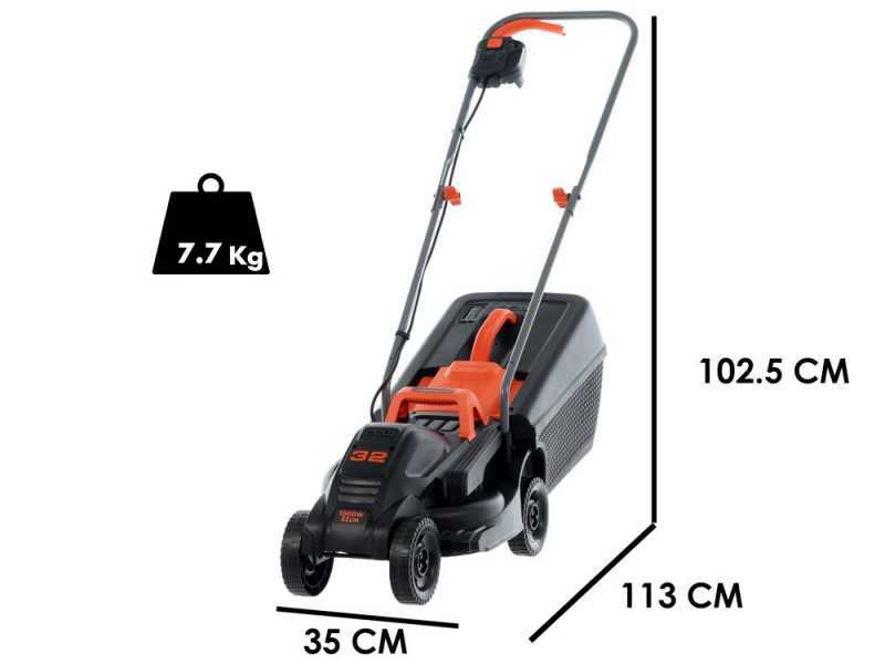 Black &amp; Decker BEMW351-QS - Tondeuse &agrave; gazon &eacute;lectrique - 1000W - Coupe de 32&nbsp;cm