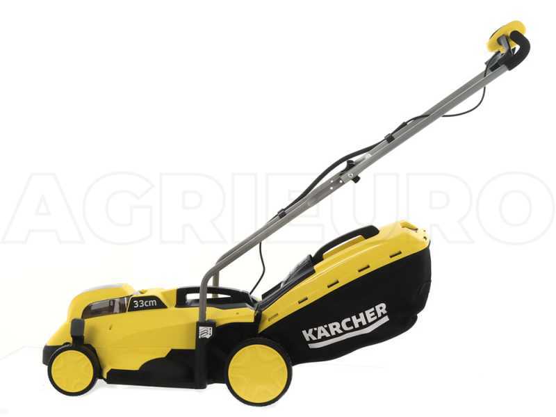 Tondeuse &eacute;lectrique &agrave; batterie Karcher LMO 18-33 - MACHINE SEULE - SANS BATTERIE ET CHARGEUR