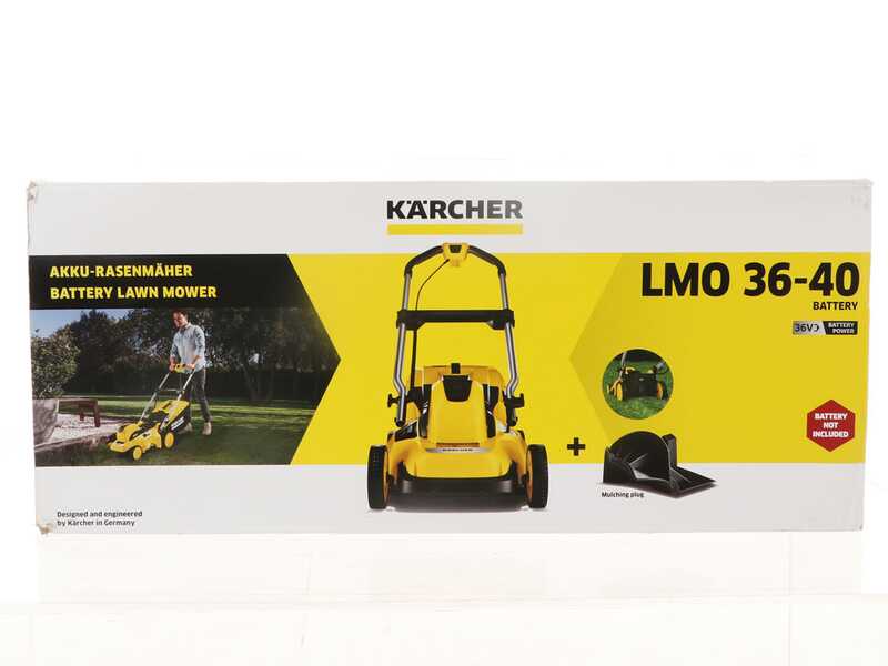 Karcher LMO 36-40 - Tondeuse &eacute;lectrique &agrave; batterie - SANS BATTERIE NI CHARGEUR