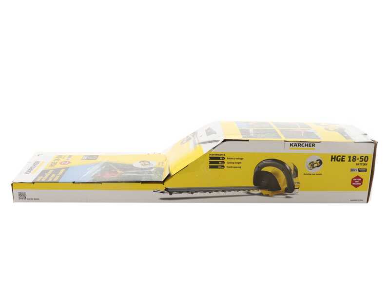 Karcher HGE 18-45 - Taille-haie &agrave; batterie - Lame de 45 cm