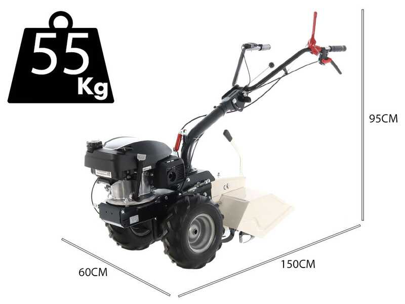 Eurosystems P55 - Motoculteur à essence - Honda GCVX 170 - 5,5 CV