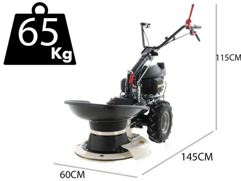 Faucheuse rotative &agrave; roues - thermique autotract&eacute;e Eurosystems P55