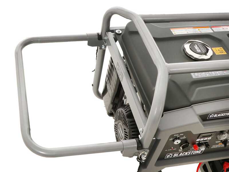 BlackStone BG 11050 - Groupe &eacute;lectrog&egrave;ne sur chariot &agrave; essence avec AVR 7.8 kW - Continue 7.5 kW Full-Power