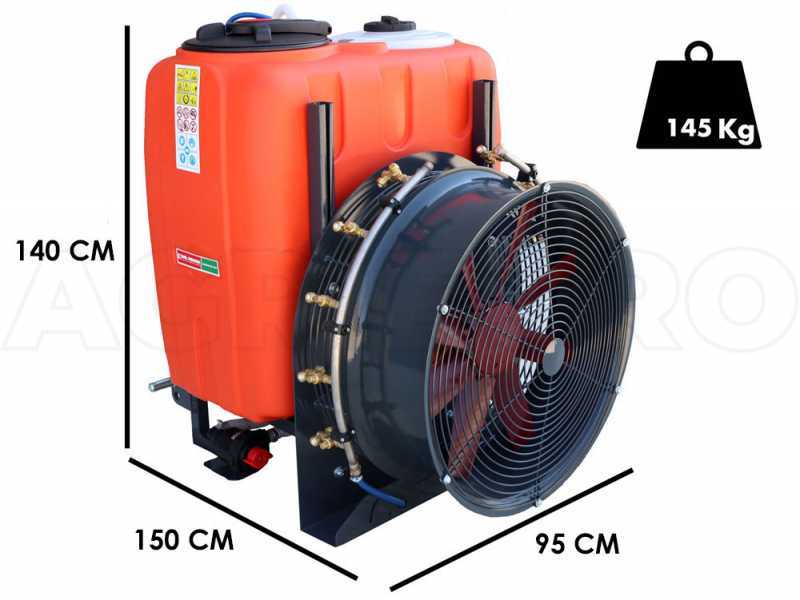 Dal Degan SOFIA 300L - Atomiseur port&eacute; avec attelage tracteur pour pulv&eacute;risation - Pompe APS 51