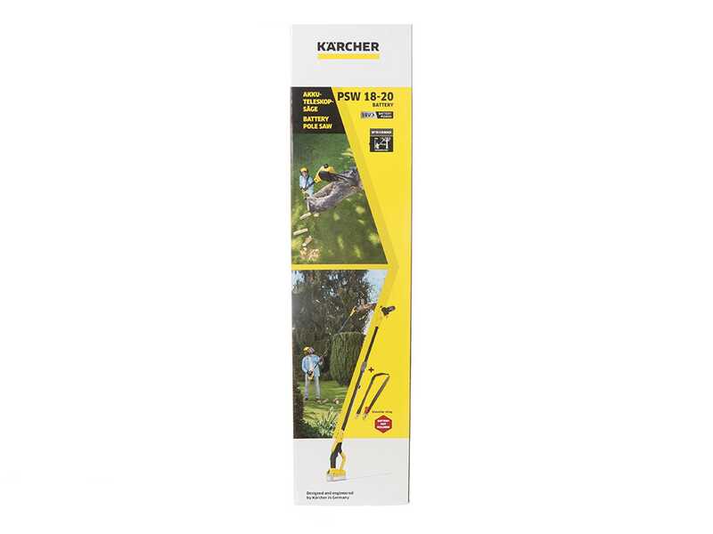 Karcher PSW 18-20 - &Eacute;lagueuse &agrave; batterie avec perche t&eacute;lescopique - 18V 2.5Ah