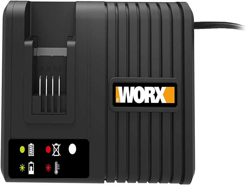 Chargeur ULTRA QUICK Worx pour Batterie 20V Powershare, Jusqu'&agrave; 6000 mAh