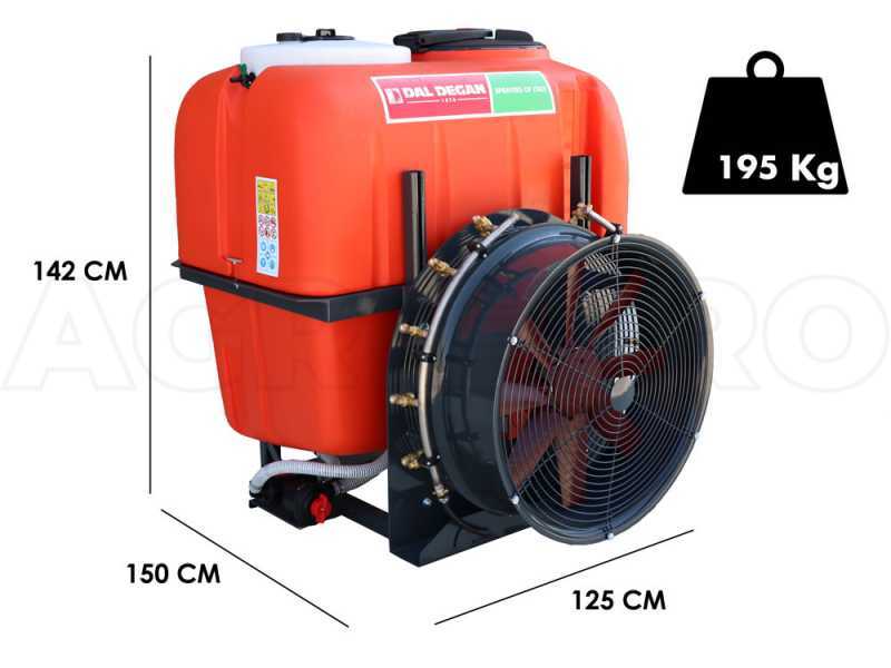 Dal Degan SOFIA EXTRA 600L - Atomiseur port&eacute; avec attelage tracteur pour pulv&eacute;risation - pompe APS 71