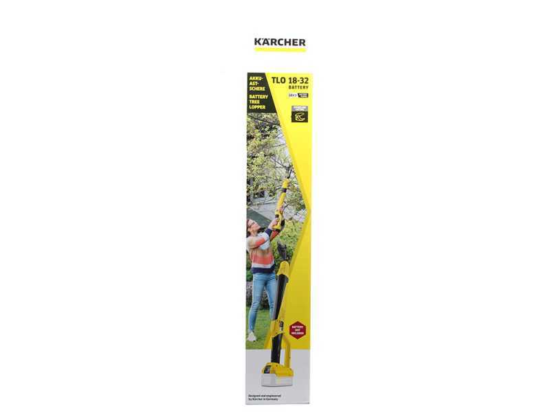 Coupe-branches Karcher TLO 18-32 - MACHINE SEULE - BATTERIE ET CHARGEUR NON INCLUS!