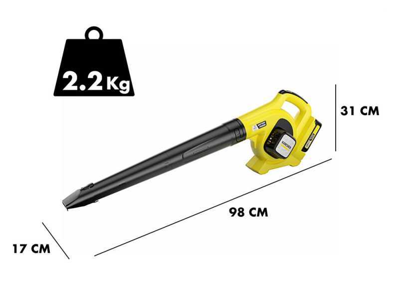 Karcher LBL 2 - Souffleur de feuilles sans fil - SANS BATTERIE NI CHARGEUR