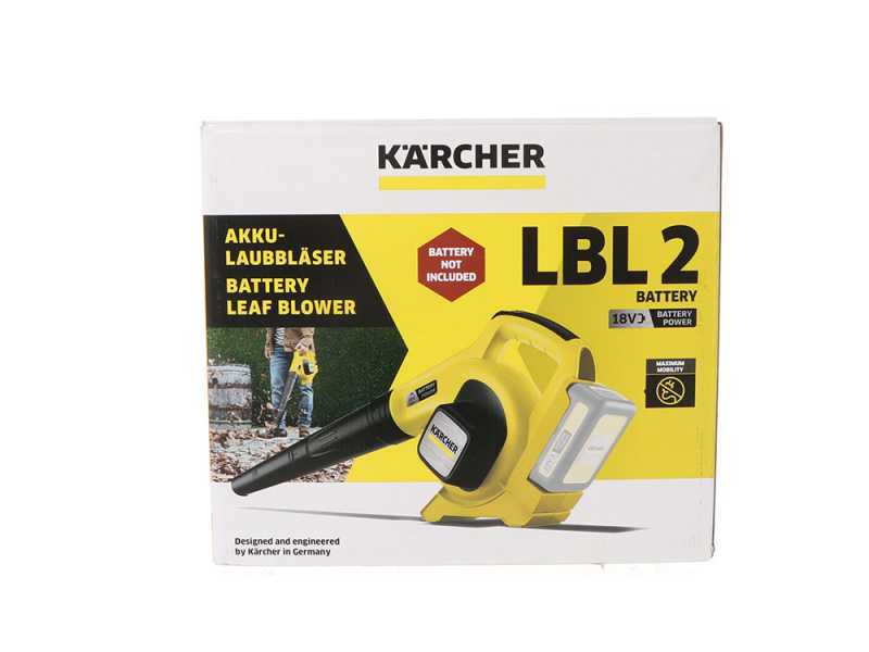 Souffleur &eacute;lectrique au lithium batterie Karcher LBL 2 - 18 V
