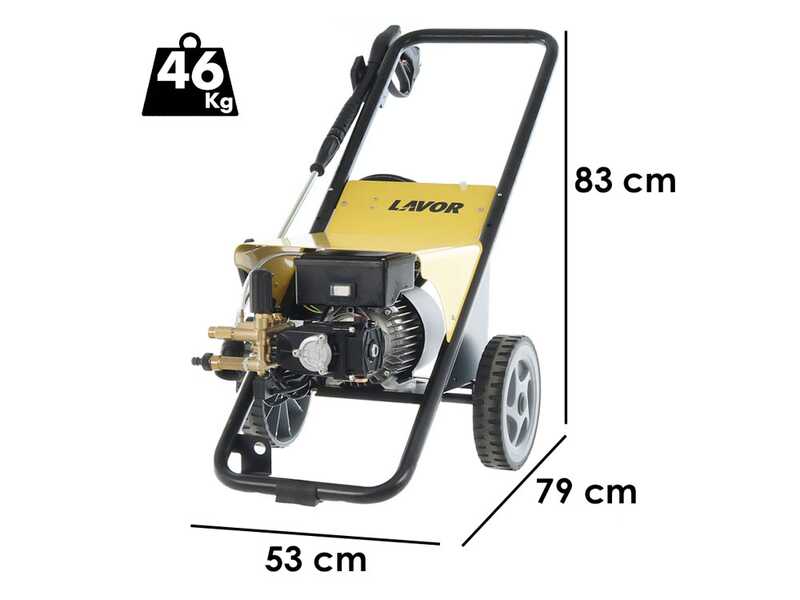 Lavor Columbia R 1211 GL - Nettoyeur haute pression &agrave; eau froide - 150 bar - 660 l/h - Pompe professionnelle 1450 RPM