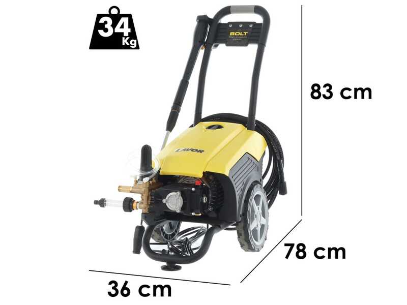 Professionale Lavor Bolt 1510 GL - Nettoyeur haute pression &agrave; eau froide professionnel - 130 bar - 540 l/h