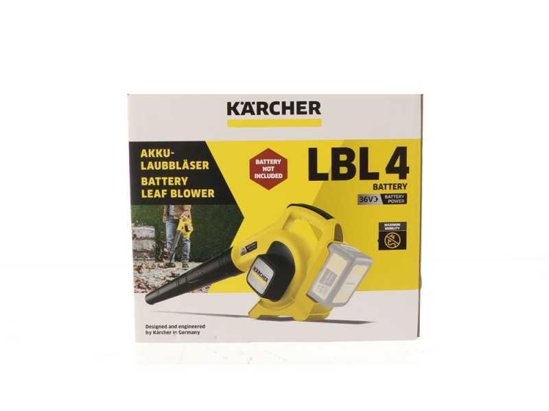 Souffleur &eacute;lectrique &agrave; batterie au lithium Karcher LBL 4 - 36 V - MACHINE SEULE - SANS BATTERIE ET CHARGEUR!