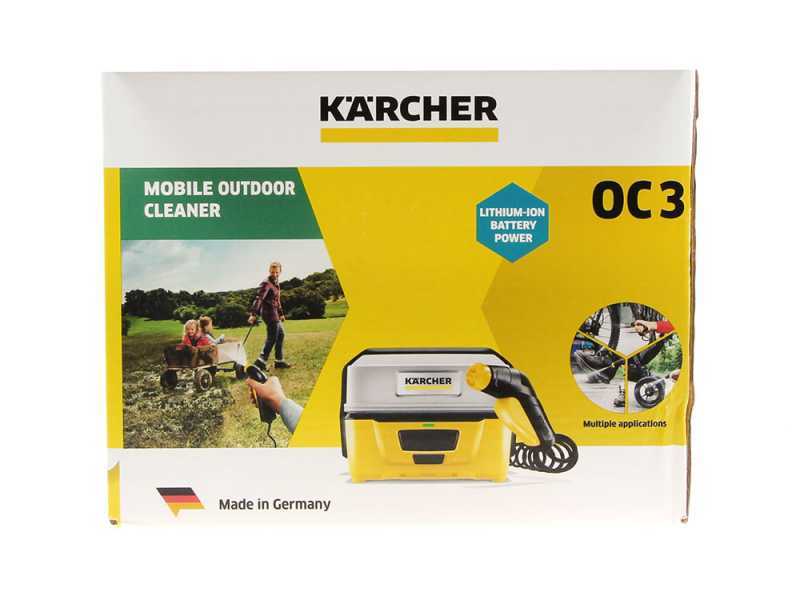 Nettoyeur &agrave; pression &agrave; eau froide portatif - batterie au lithium OC3 Karcher - r&eacute;servoir de 4L