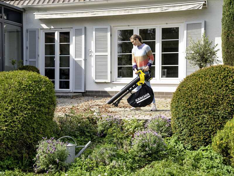 Karcher BLV 18-200 - Souffleur aspirateur pour feuilles &agrave; batterie 18V 2.5Ah