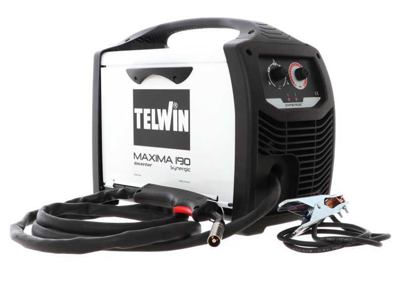 Poste &agrave; souder inverter &agrave; fil Telwin Maxima 190 Synergic - pour MIG-MAG/FLUX/BRAZING