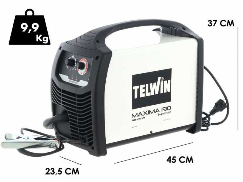 Poste &agrave; souder inverter &agrave; fil Telwin Maxima 190 Synergic - pour MIG-MAG/FLUX/BRAZING