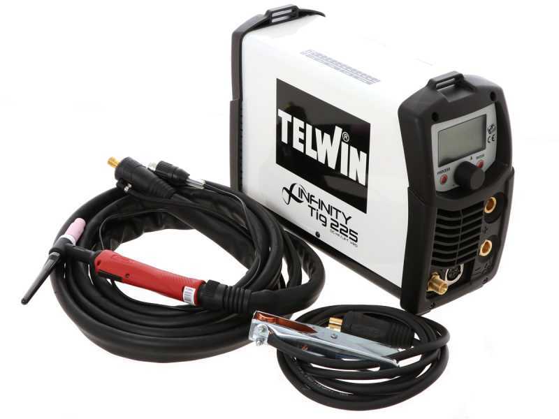 Poste &agrave; souder inverter TIG et MMA &agrave; courant continu Telwin Infinity TIG 225 DC-HF/LIFT VRD