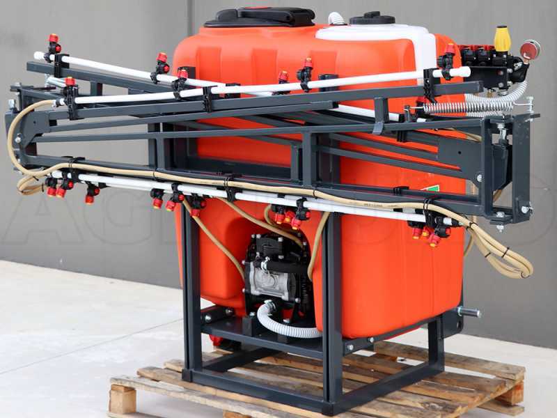 Dal Degan MANDA 300L - Pulv&eacute;risateur pour d&eacute;sherbage &agrave; tracteur - Cuve 300L - Barre 10 m - Pompe BP 60K