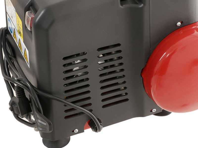 Mini-Compresseur d'air &eacute;lectrique portatif FIAC CUBY 6/1110 - R&eacute;servoir de 6 litres - Moteur oilless de 1,5 HP