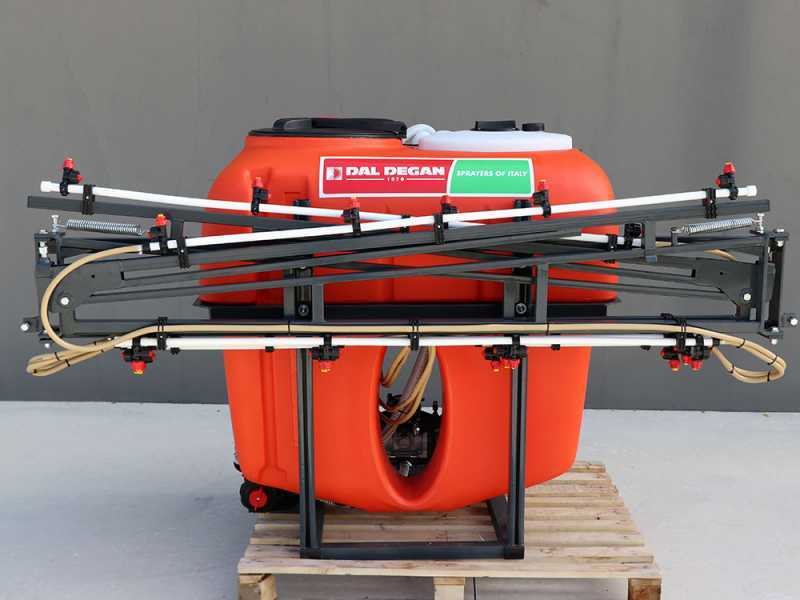 Dal Degan MANDA EXTRA 400 L - Pulv&eacute;risateur port&eacute; pour d&eacute;sherbage &agrave; tracteur &ndash; Barre d&eacute;sherbage 10 m - Pompe BP 60K