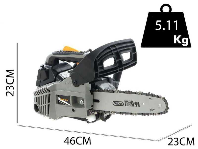 Tron&ccedil;onneuse thermique l&eacute;g&egrave;re d'&eacute;lagage Alpina APR 25 guide de 25 cm