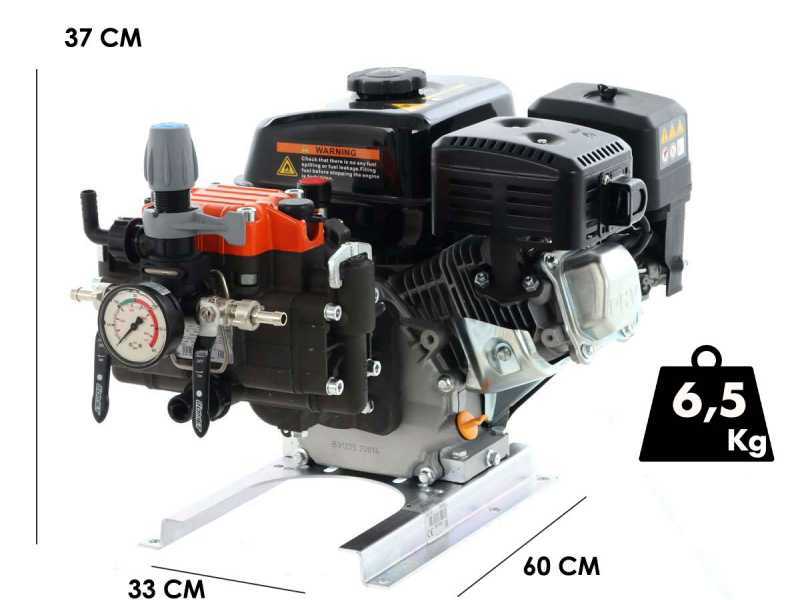 Pompe de pulv&eacute;risation thermique avec pompe Comet MP 30 - Moteur Loncin G200F