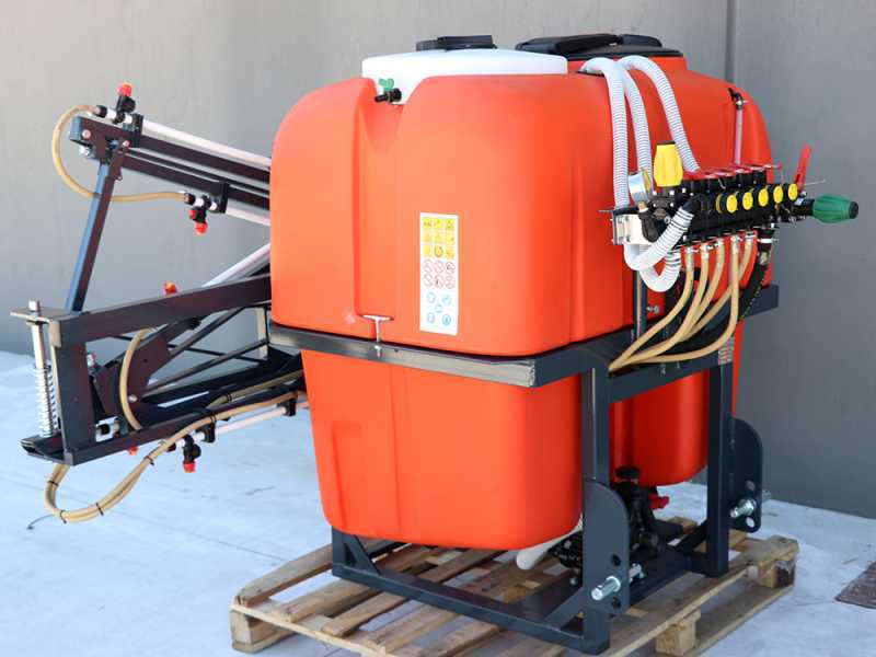 Dal Degan MANDA EXTRA 600L - Pulv&eacute;risateur pour d&eacute;sherbage sur tracteur  - Rampe d&eacute;sherbage 12 m - Pompe BP 125K