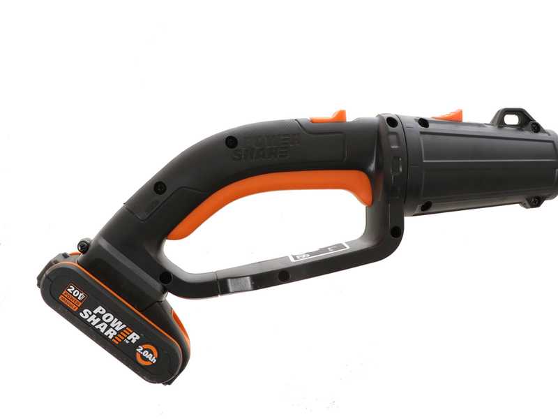 Perche d'&eacute;lagage &agrave; batterie sur perche t&eacute;l&eacute;scopique Worx WG349E - 2Ah da 20V